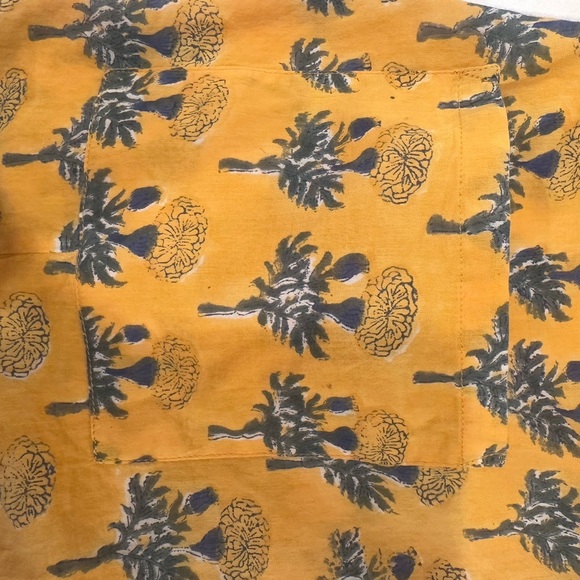 Emerson Fry India Collection Marigold Kimono Organic Cotton Boho Layer Sz M/L - Picture 9 of 9